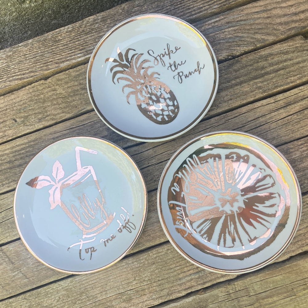 Lily Pulitzer Trio of Coasters